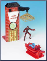 Chinatown Lantern Trap from Spider-Man (2000) - Stunt System - Series 3 manufactured by Toy Biz [Loose]