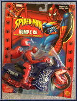 Motorcycle from Spider-Man (2000) - Bump 'N Go manufactured by Toy Biz [Front]