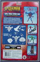 Spider-Man (Triple Threat) from Spider-Man (2000) - Series 11 manufactured by Toy Biz [Back]