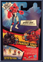 Spider-Man (Shockproof) from Spider-Man (2010) - Wave 3 manufactured by Hasbro [Back]