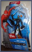 New Goblin (Disk Launching Sky Stick) from Spider-Man 3 - Movie - Basic Series manufactured by Hasbro [Front]