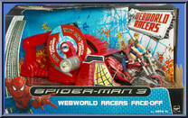 Webworld Racers Face-Off from Spider-Man 3 - Movie - Webworld Racers manufactured by Hasbro [Front]