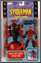 Spider-Man (Water Web Cannon) from Spider-Man - Classics - Water Wars manufactured by Toy Biz [Front]