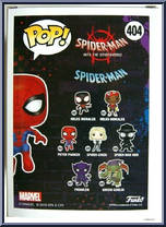 Peter Parker from Spider-Man - Spider-Man Into the Spiderverse Pop! manufactured by Funko [Back]
