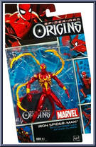 Spider-Man (Iron) from Spider-Man Origins - Series 2 manufactured by Hasbro [Loose]