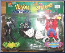 Venom vs. Spider-Man - Bride of Venom and Vampire Spider-Man from Spider-Man - Canadian 2-Pack - Venom vs. Spider-Man manufactured by Toy Biz [Front]
