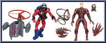 Carnage (Unleashed) & Spidey (Web Commando) Action Figure