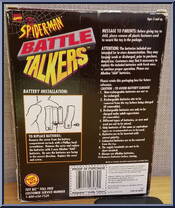 Hobgoblin from Spider-Man - 7" Battle Talkers manufactured by Toy Biz [Back]