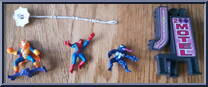 Spider-Man & Hobgoblin & Venom from Spider-Man - Mini-Playcases manufactured by Toy Biz [Loose]
