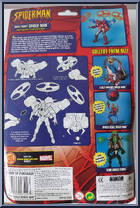 Spider-Man (Triple Threat) from Spider-Man - Spider Power - Series 1 manufactured by Toy Biz [Back]