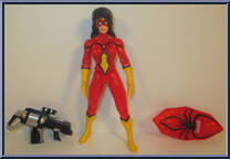 Spider-Woman from Spider-Man - Animated - Series 7 manufactured by Toy Biz [Loose]