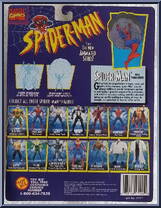 Spider-Man (Web Parachute) from Spider-Man - Animated - Series 2 manufactured by Toy Biz [Back]