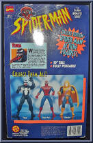 Venom (Black) from Spider-Man - 10" Deluxe Edition manufactured by Toy Biz [Back]