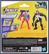 Anti-Venom Iron Man from Spider-Man - VenomVersus - Avengers manufactured by Hasbro [Back]