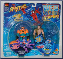 Dr. Octopus (Deep Sea) / Namor (Aqua Tech) from Spider-Man - Web Splashers - Canadian 2-Packs manufactured by Toy Biz [Front]