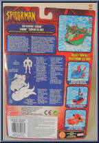 Venom (Sea Serpent) from Spider-Man - Web Splashers - Series 2002 manufactured by Toy Biz [Back]