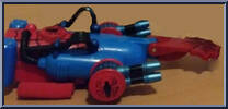 Spider-Man (Aqua Blast Double Jet) from Spider-Man - Web Splashers - The Amazing manufactured by Toy Biz [Loose]