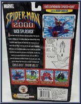 Spider-Man (Web Commando) from Spider-Man - Web Splashers - Series 2000 - 1 manufactured by Toy Biz [Back]