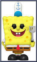 Spongebob Squarepants (Krusty Krab) (Chase) from Spongebob Squarepants - Rewind manufactured by Funko [Loose]