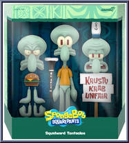 Squidward Tentacles from Spongebob Squarepants - Ultimates manufactured by Super7 [Front]