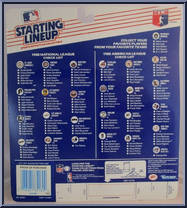 Alan Ashby from Starting Lineup - Baseball - 1988 Series manufactured by Kenner [Back]
