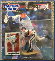 Greg Maddux from Starting Lineup - Baseball - 2000 Series manufactured by Kenner [Front]