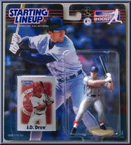JD Drew from Starting Lineup - Baseball - 2000 Series manufactured by Kenner [Front]