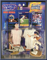Derek Jeter / Rey Ordonez from Starting Lineup - Baseball - Classic Doubles - 1998 manufactured by Kenner [Front]