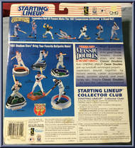 Frank Thomas / Babe Ruth from Starting Lineup - Baseball - Classic Doubles - 1997 manufactured by Kenner [Back]