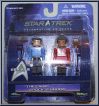 "The Cage" Spock / Uhura Action Figure