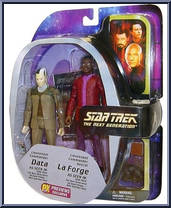 Data / LaForge (All Good Things) from Star Trek - Next Generation - Exclusives manufactured by Diamond Select [Front]