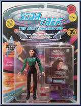 Lieutenant Commander Deanna Troi (6th Season) from Star Trek - Next Generation - Series 3 manufactured by Playmates [Front]
