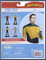 Data (Next Generation) from Star Trek - Bendyfigs manufactured by Noble Toys [Back]