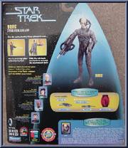 Borg from Star Trek - Warp Factor - Combat Action manufactured by Playmates [Back]