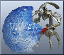 Destroyer Droid (Droideka) from Star Wars - 30th Anniversary Collection - Attack of the Clones manufactured by Hasbro [Loose]