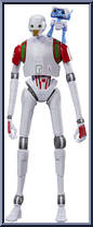 KX Security Droid (Holiday Edition) from Star Wars - Black Series (2020) - Holiday manufactured by Hasbro [Loose]