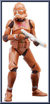 Phase II Clone Trooper (Holiday Edition) from Star Wars - Black Series (2020) - Holiday manufactured by Hasbro [Loose]