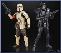 Shoretrooper & Death Trooper from Star Wars - Black Series (2020) - Rogue One manufactured by Hasbro [Loose]