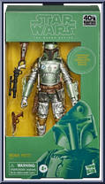 Boba Fett from Star Wars - Black Series - 40th Anniversary - Carbonized Graphite manufactured by Hasbro [Front]