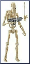 Battle Droid from Star Wars - Black Series - Red - 6" Scale manufactured by Hasbro [Loose]