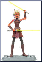 Ahsoka from Star Wars - Clone Wars (2008) - Battle Game Cards manufactured by Hasbro [Loose]