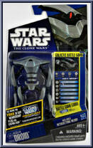 Aqua Droid from Star Wars - Clone Wars (2008) - Battle Game Cards manufactured by Hasbro [Front]