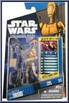 Battle Droid from Star Wars - Clone Wars (2008) - Battle Game Cards manufactured by Hasbro [Front]