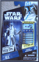 Captain Rex (Cold Weather Gear) from Star Wars - Clone Wars (2008) - Battle Game Cards manufactured by Hasbro [Front]