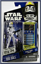 Clone Pilot Odd Ball from Star Wars - Clone Wars (2008) - Battle Game Cards manufactured by Hasbro [Front]