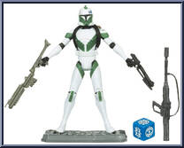 Clone Trooper Draa from Star Wars - Clone Wars (2008) - Battle Game Cards manufactured by Hasbro [Loose]
