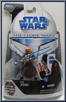 Plo Koon from Star Wars - Clone Wars (2008) - White / Blue Cards manufactured by Hasbro [Front]