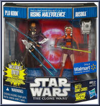Rising Malevolence from Star Wars - Clone Wars (2008) - Battle Game Cards - DVD Set manufactured by Hasbro [Front]