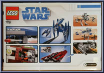 Ahsoka's Starfighter and Vulture Droid from Star Wars - Clone Wars - Basic Series manufactured by Lego [Back]