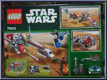 BARC Speeder with Sidecar from Star Wars - Clone Wars - Basic Series manufactured by Lego [Back]